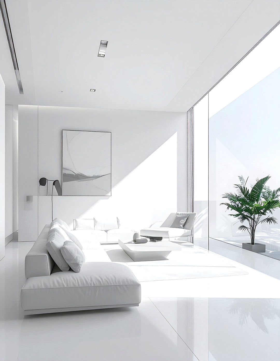 Minimalist Ceiling - 30 living room ceiling designs