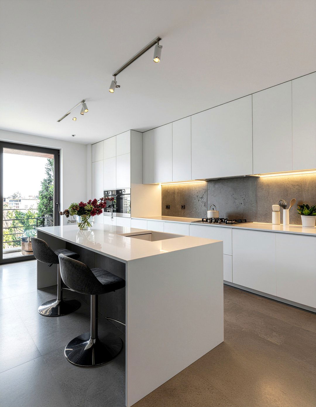Minimalist Cement Tile Kitchen - 30 cement tile kitchen backsplash ideas
