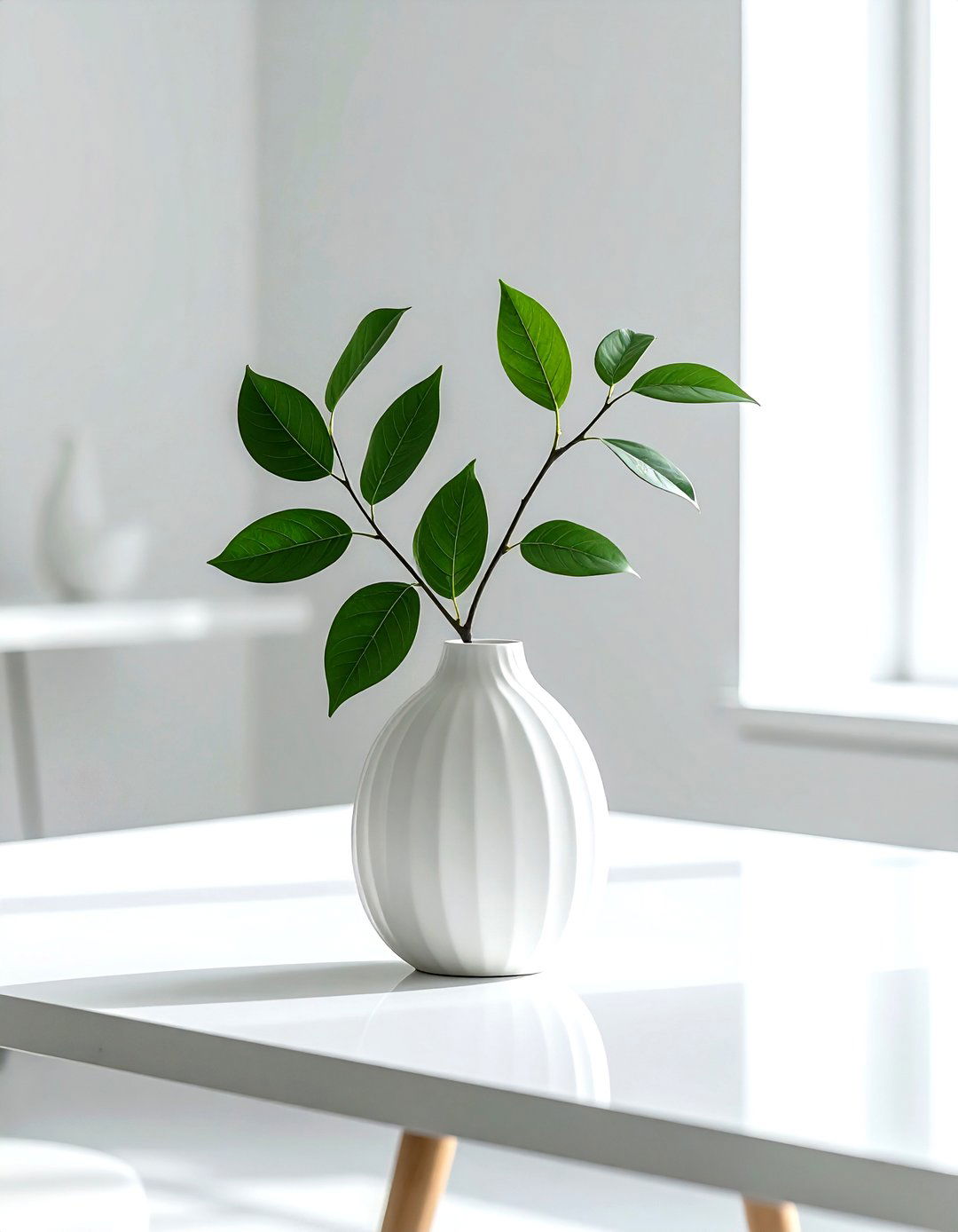 Minimalist Centerpiece - 30 minimalist dining room ideas