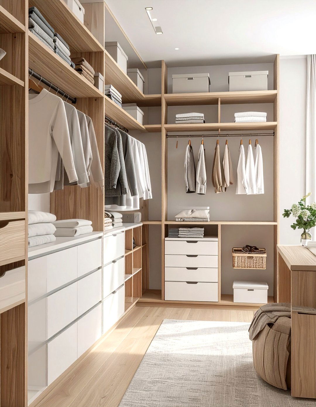Minimalist Closet Organizer - 30 minimalist home decor ideas