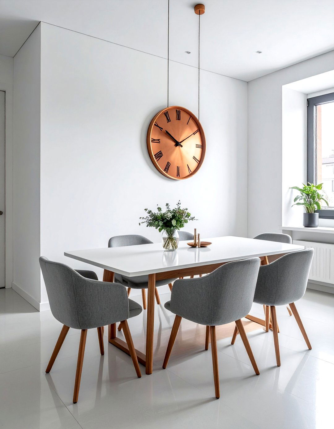 Minimalist Copper Decor - 30 copper accent dining room ideas