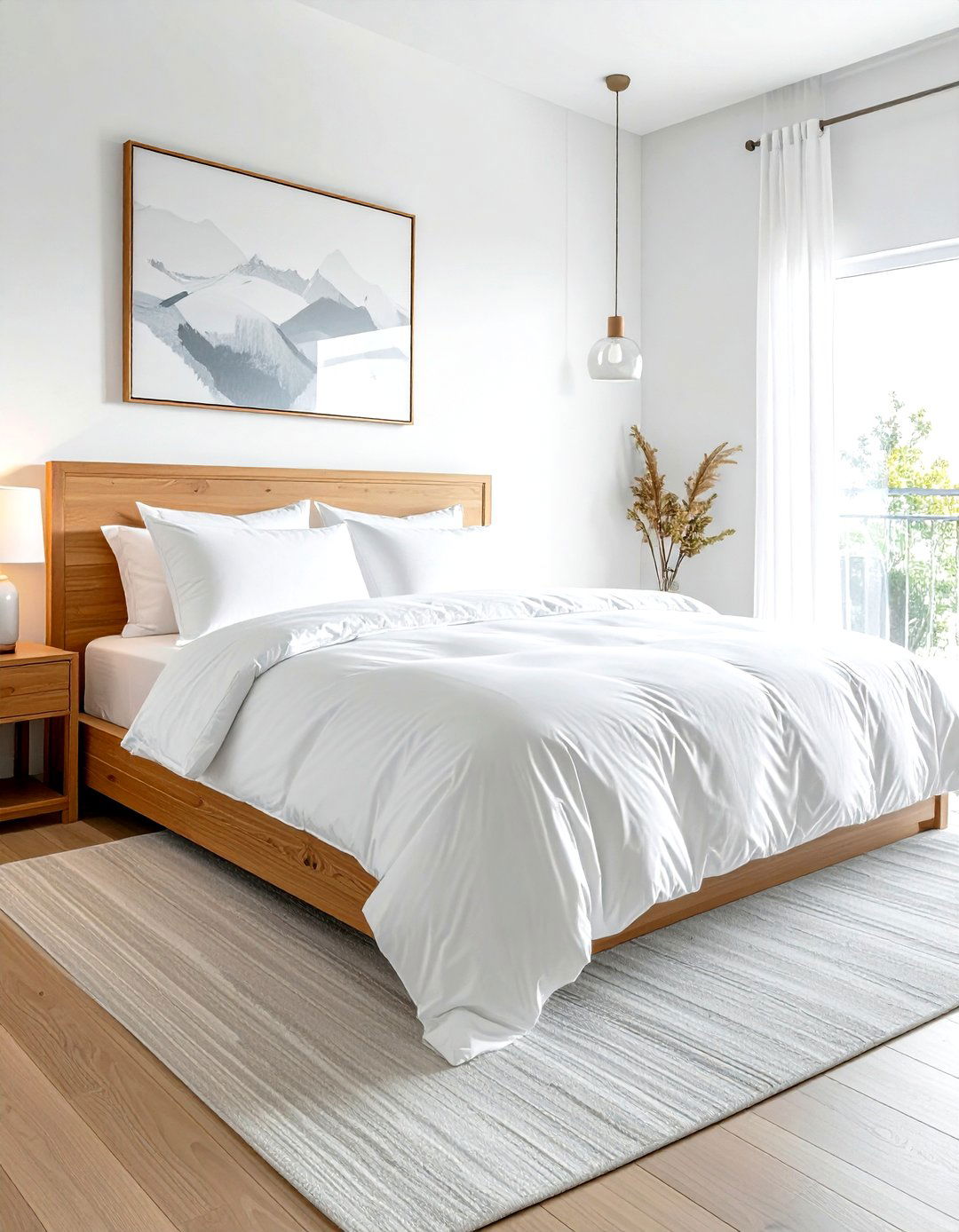 Minimalist Cotton Bedding - 30 cotton decor ideas