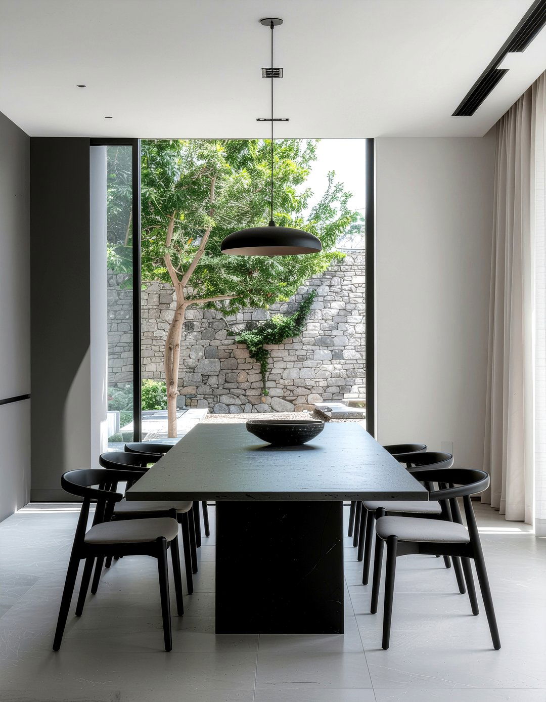 Minimalist Dark Dining Room - 30 dark dining room ideas