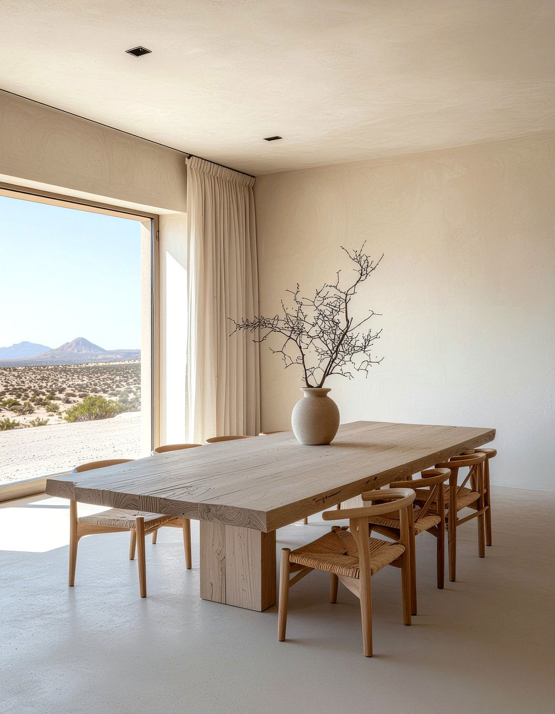 Minimalist Desert Dining Room - 30 desert dining room ideas