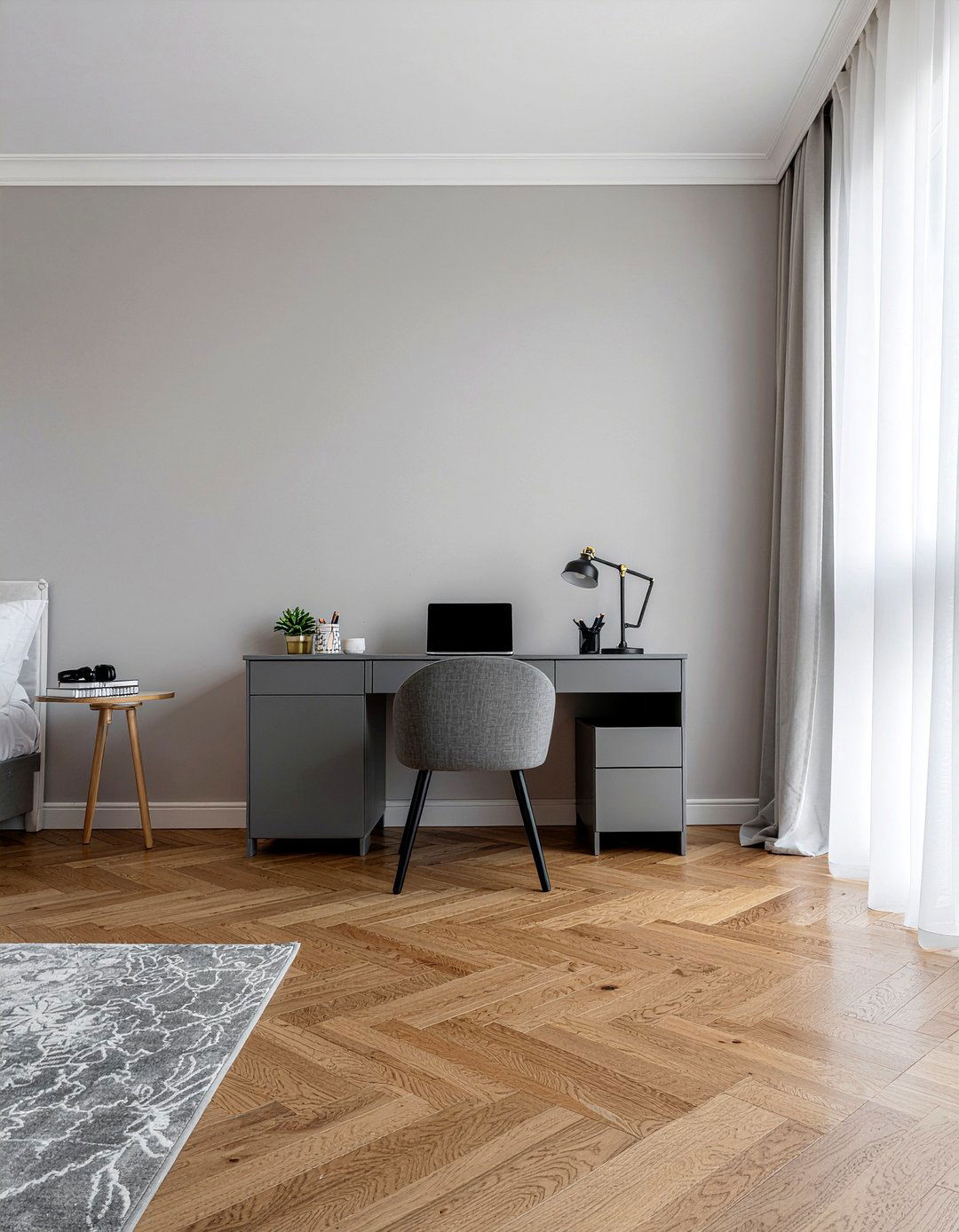 Minimalist Desk With Storage - 30 bedroom desk with drawers