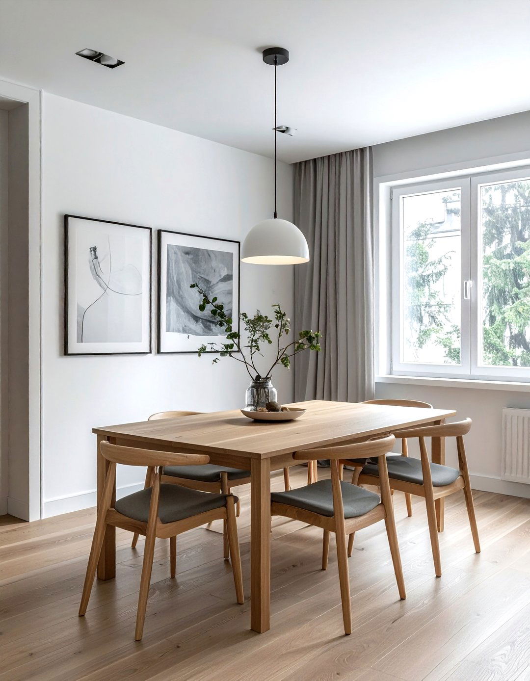 Minimalist Dining Room - 30 attention-grabbing dining room ideas