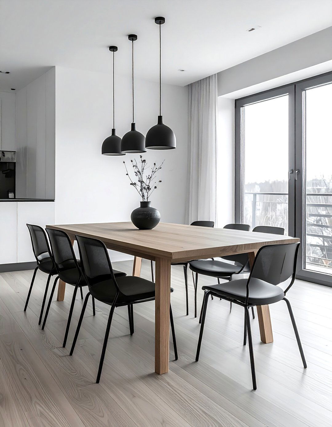 Minimalist Dining Room - 30 dining room decor ideas