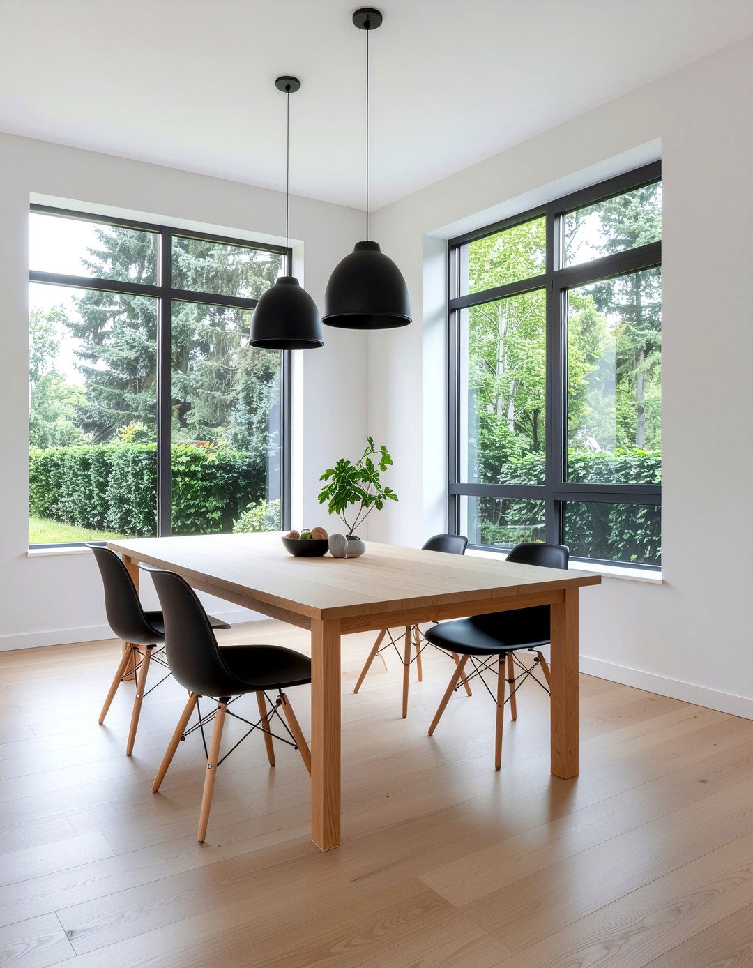 Minimalist Dining Room - 30 dining room furniture layout ideas