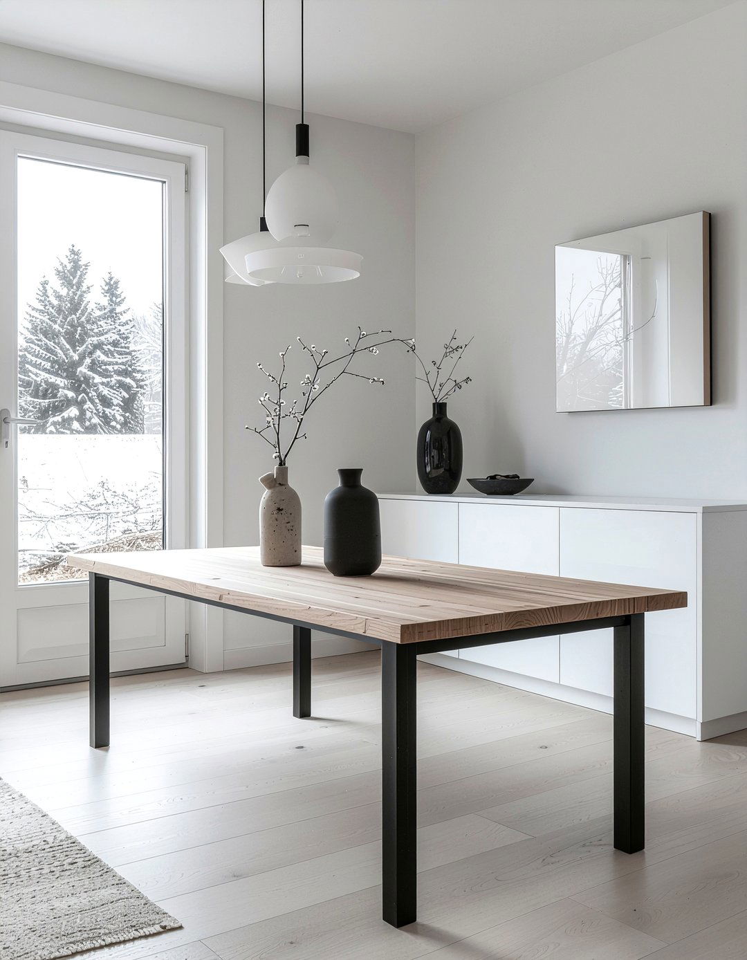 Minimalist Dining Room - 30 dining room inspiration ideas