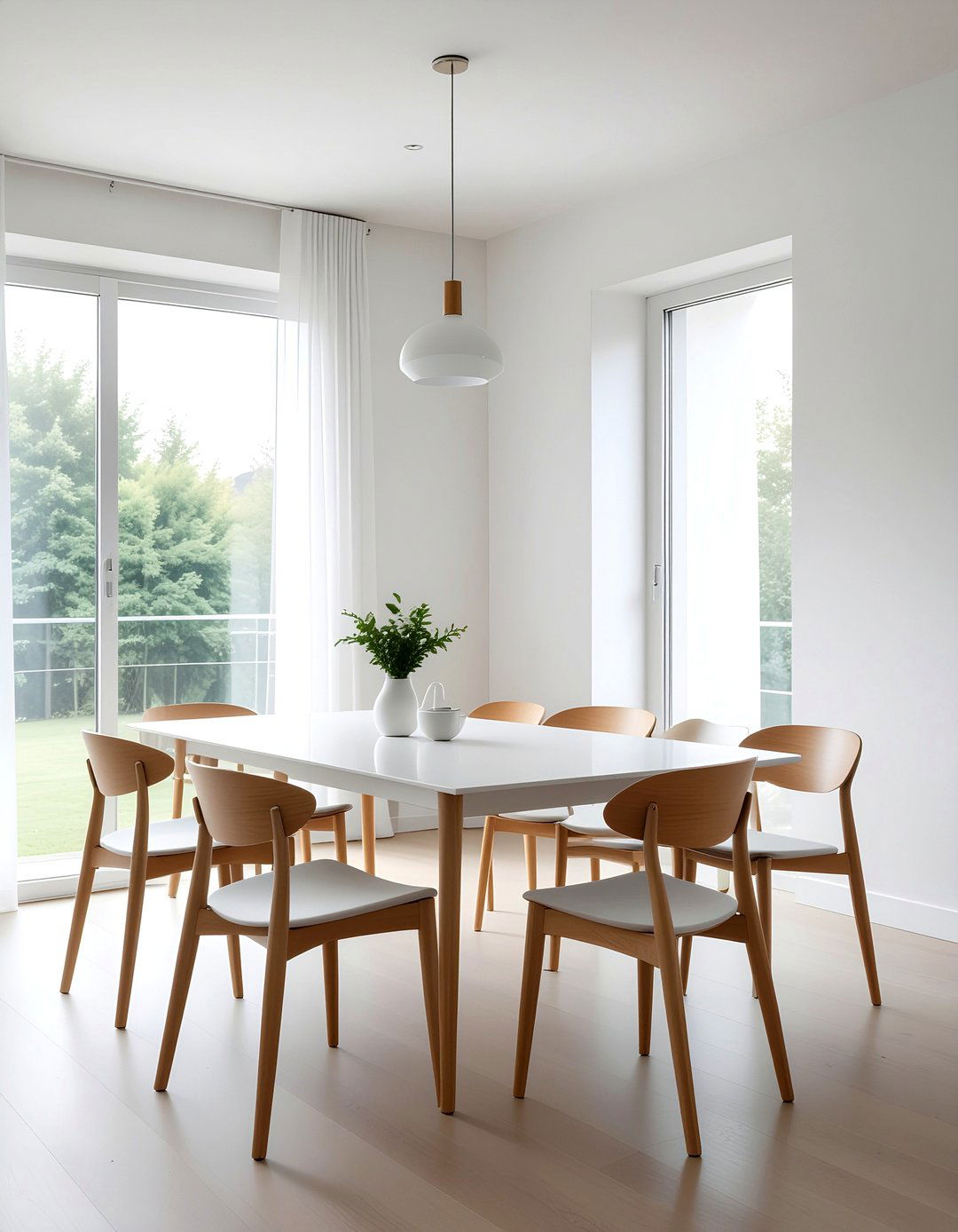 Minimalist Dining Room - 30 dream dining room ideas