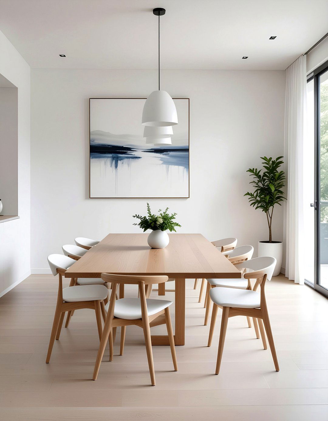 Minimalist Dining Room - 30 effortless dining room ideas