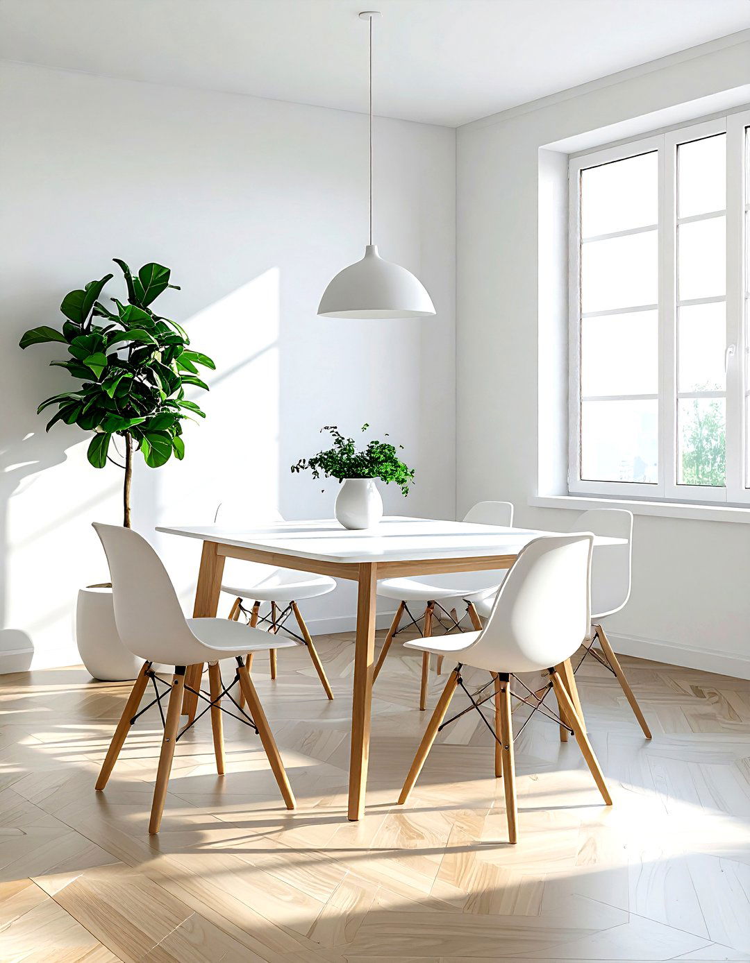 Minimalist Dining Room - 30 fearless dining room ideas