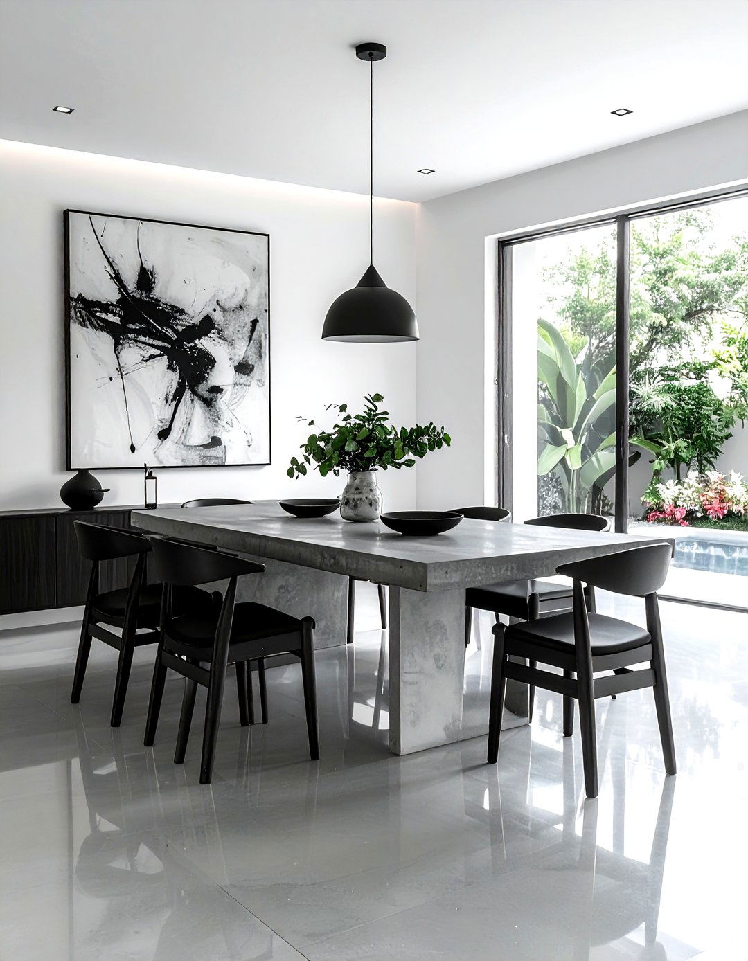 Minimalist Dining Room - 30 grand dining room ideas