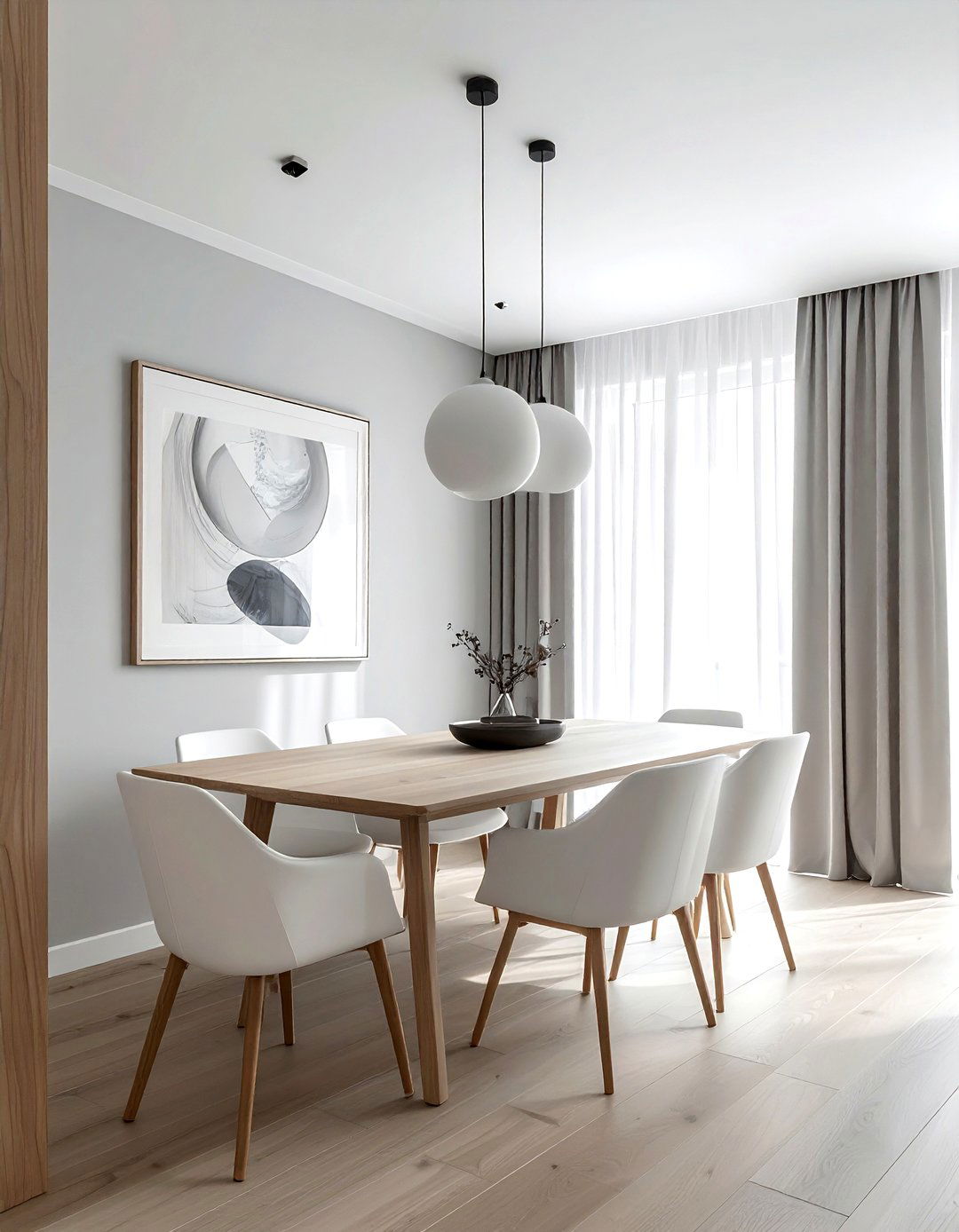 Minimalist Dining Room - 30 model home dining room ideas