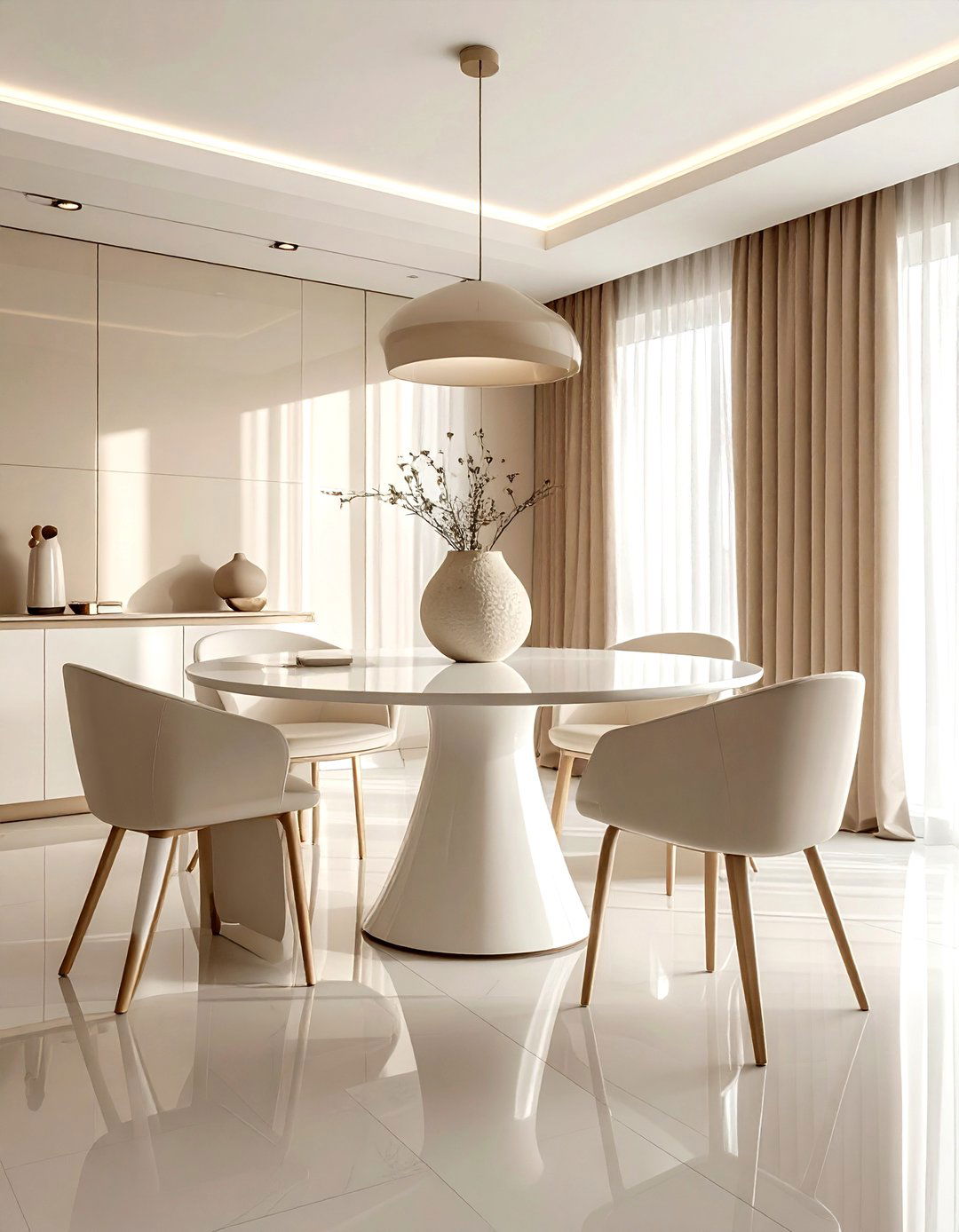 Minimalist Dining Room - 30 stunning dining room ideas