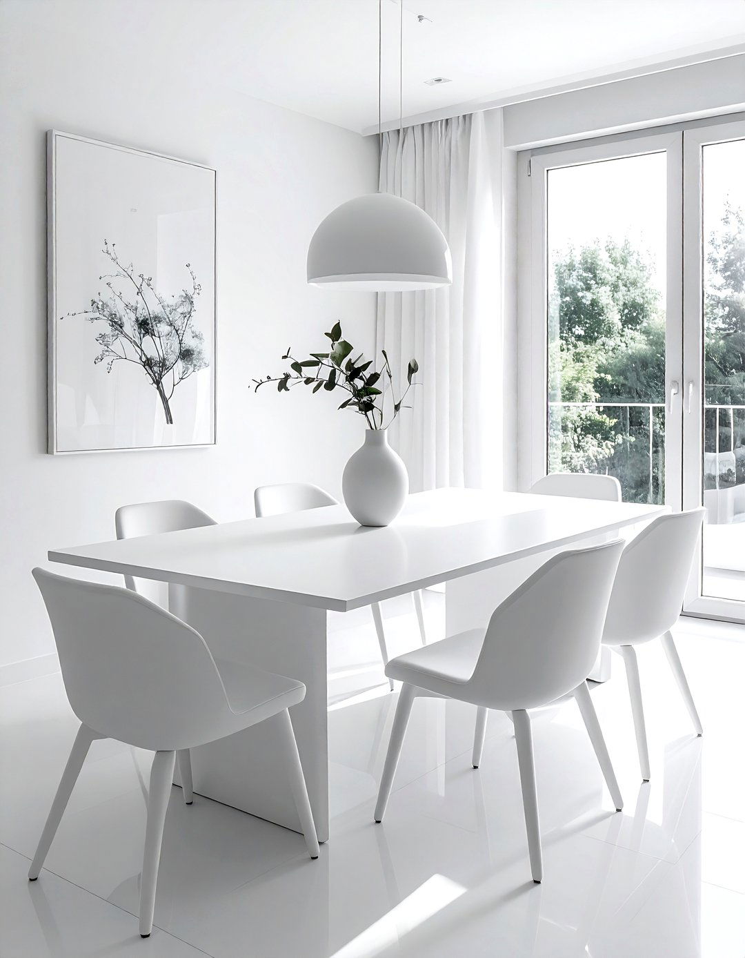 Minimalist Dining Room - 30 tailored dining room ideas