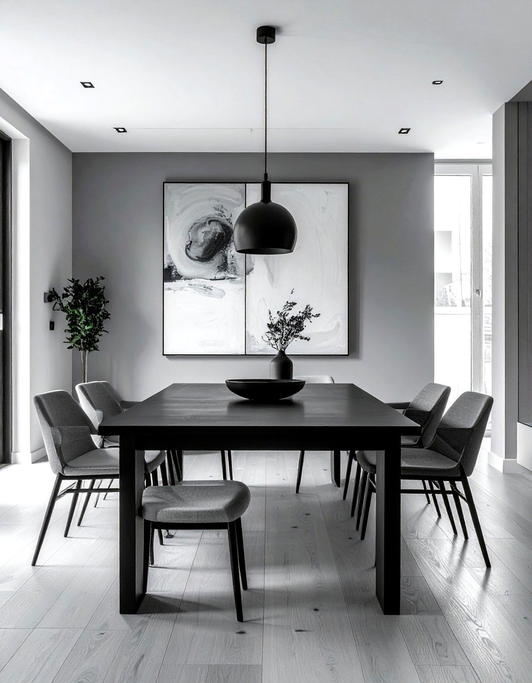 Minimalist Dining Room Layout - 30 timeless dining room ideas
