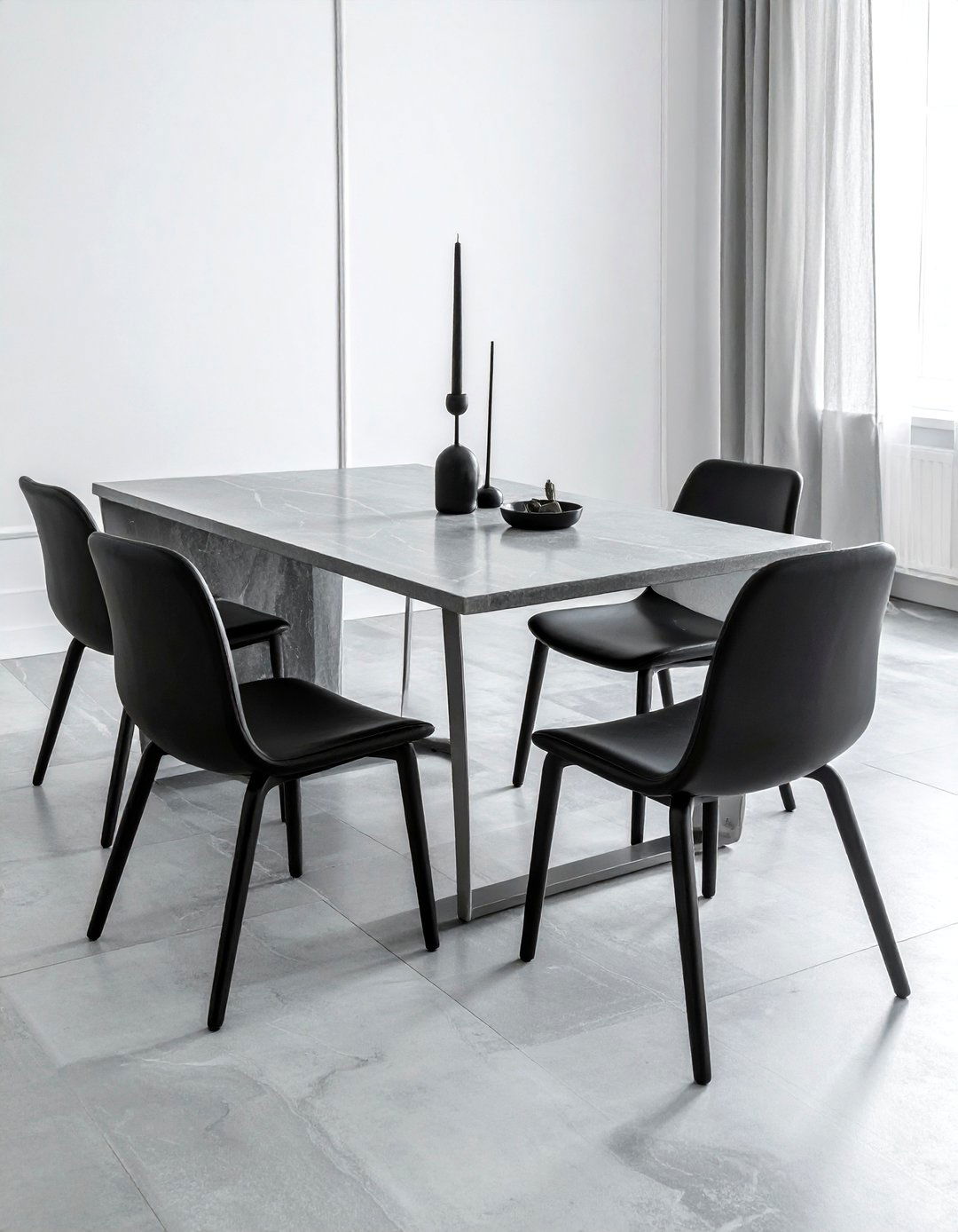 Minimalist Dining Space - 30 achievable dining room ideas