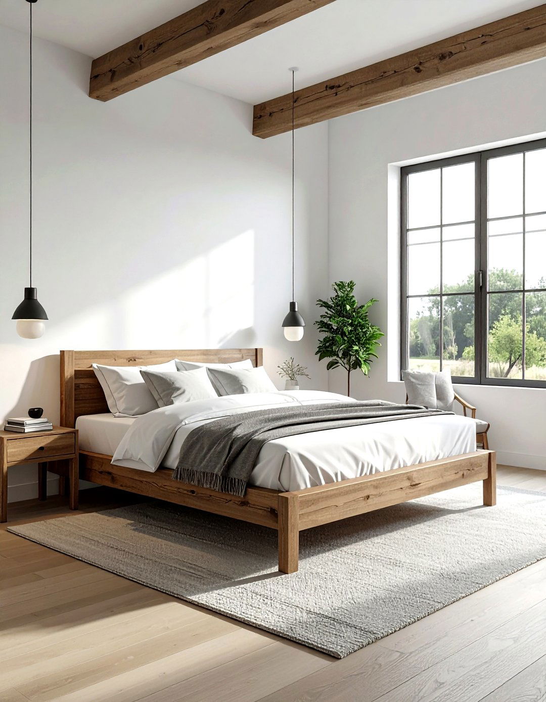 Minimalist Farmhouse Bedroom - 30 farmhouse cream bedroom ideas