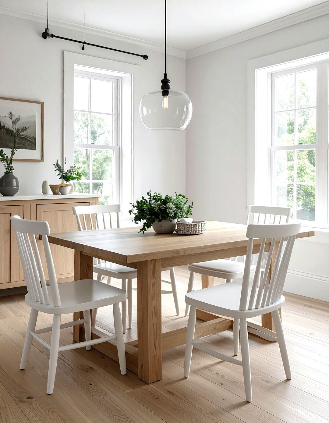 Minimalist Farmhouse Dining Room - 30 modern farmhouse dining room ideas