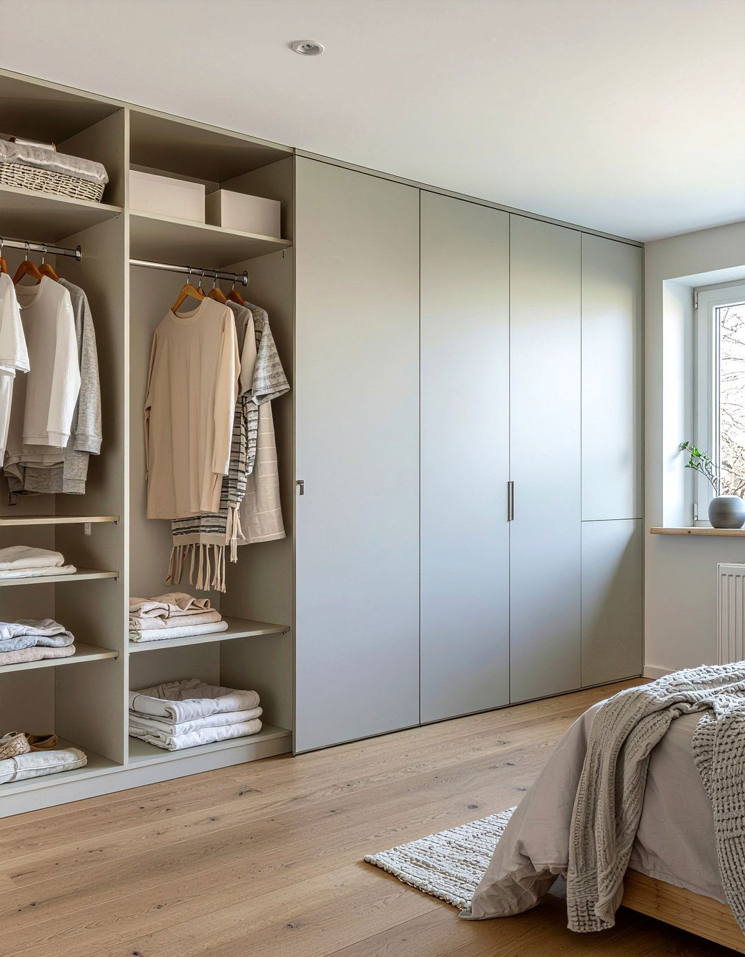 Minimalist Fitted Wardrobe - 30 bedroom built-in wardrobes