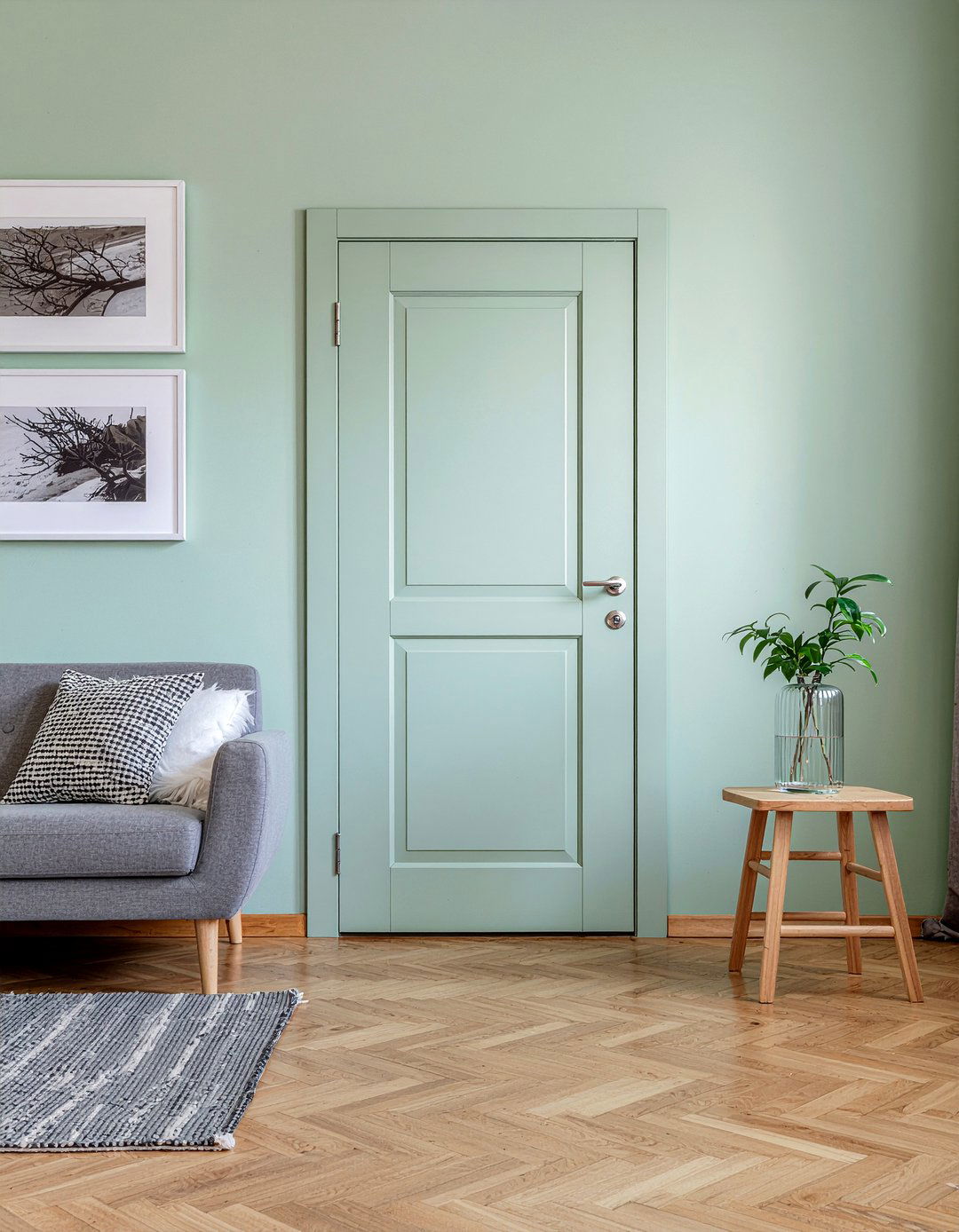 Minimalist Flush Door - 30 living room door designs