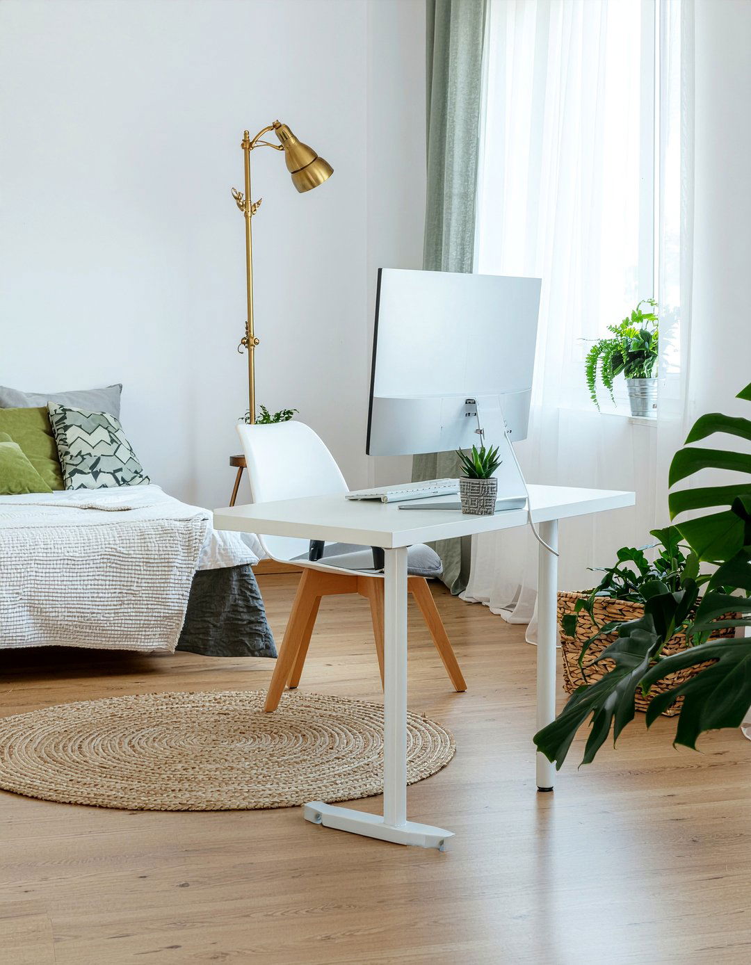 Minimalist Gaming Desk - 30 video game bedroom ideas