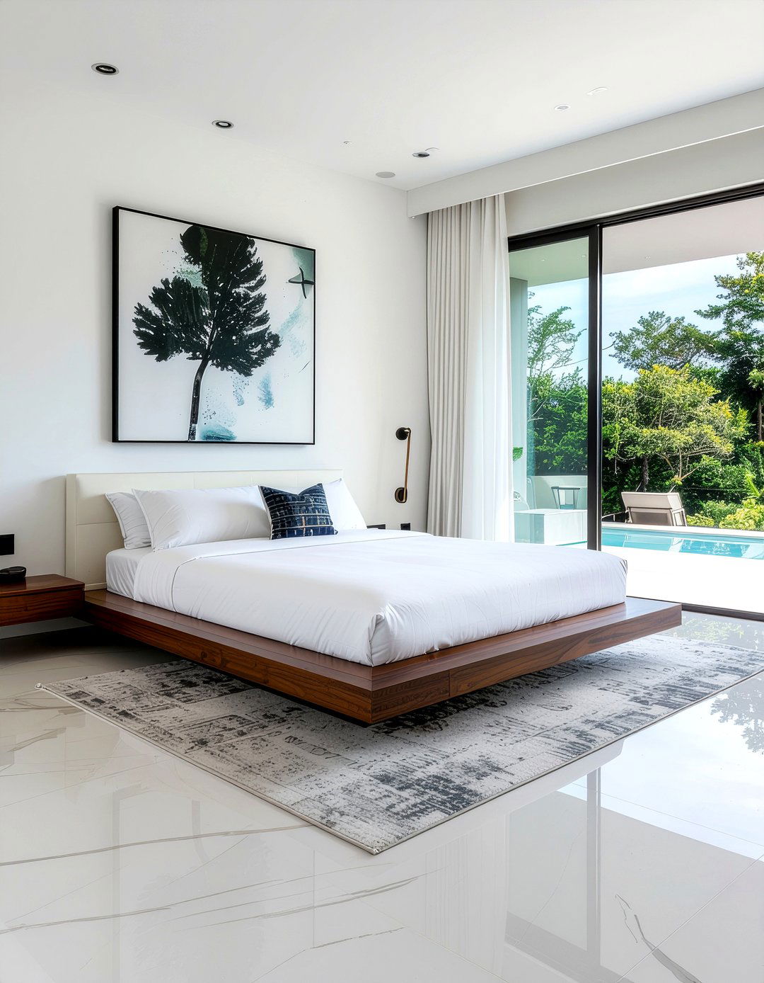 Minimalist Glam Bedroom - 30 modern glam bedroom ideas