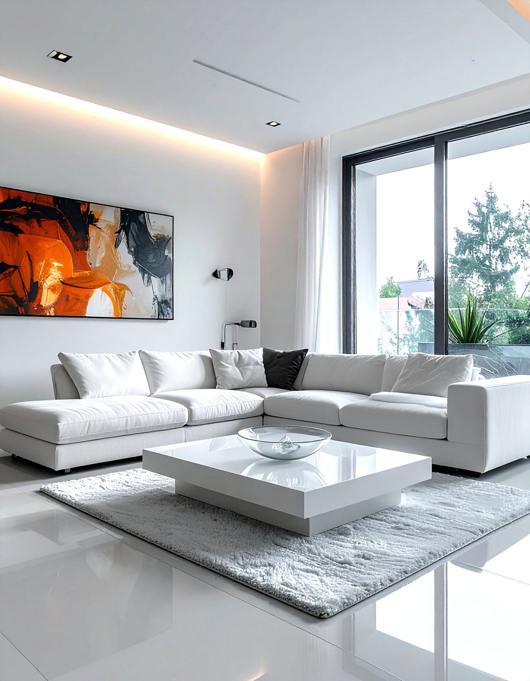 Minimalist Glass Bowl - 30 coffee table bowl ideas