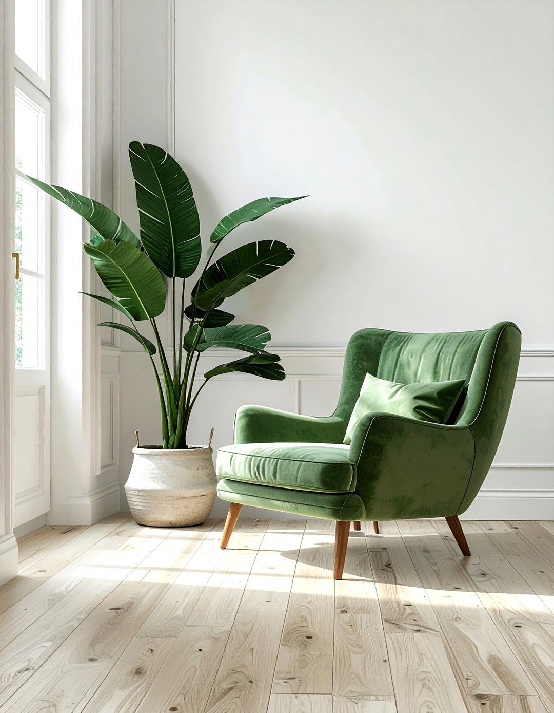 Minimalist Green Boho Living Room - 30 bohemian green living room ideas