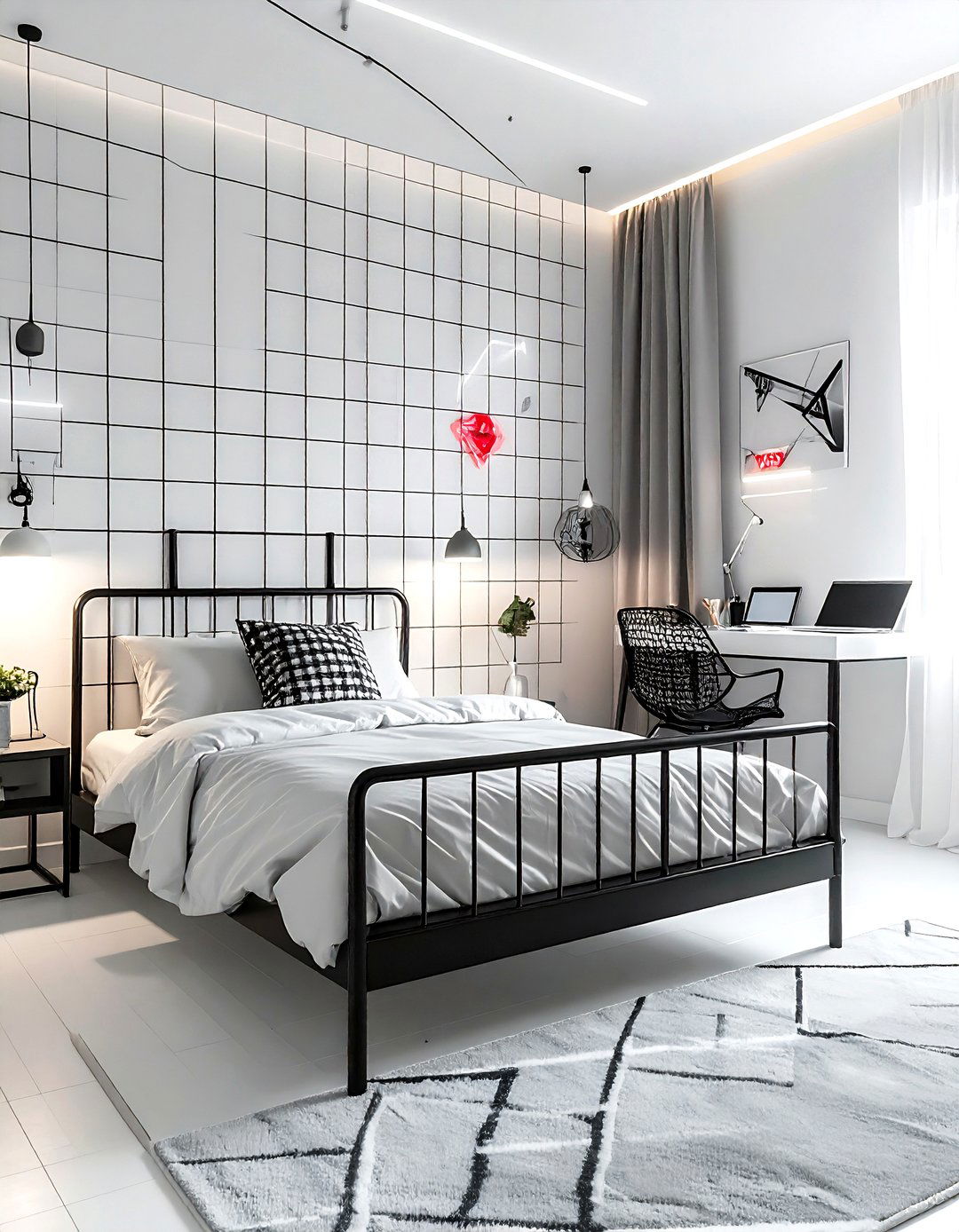 Minimalist Grid Line - 30 subtle wallpaper ideas