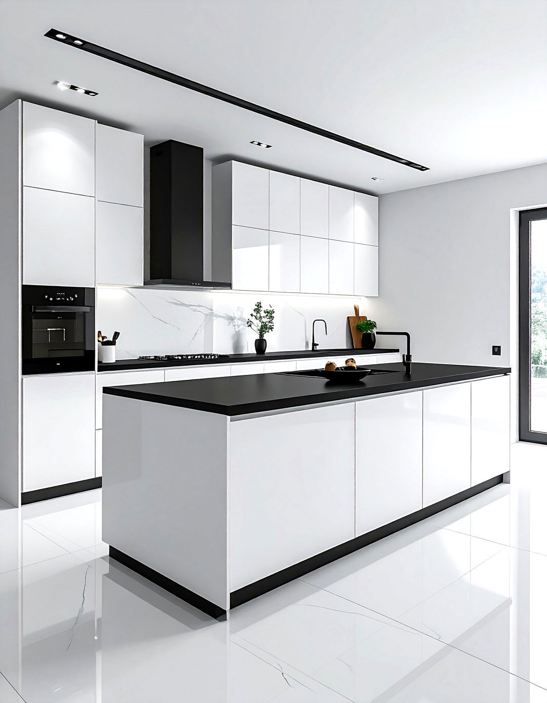 Minimalist Handleless Kitchen - 30 luxury kitchen ideas