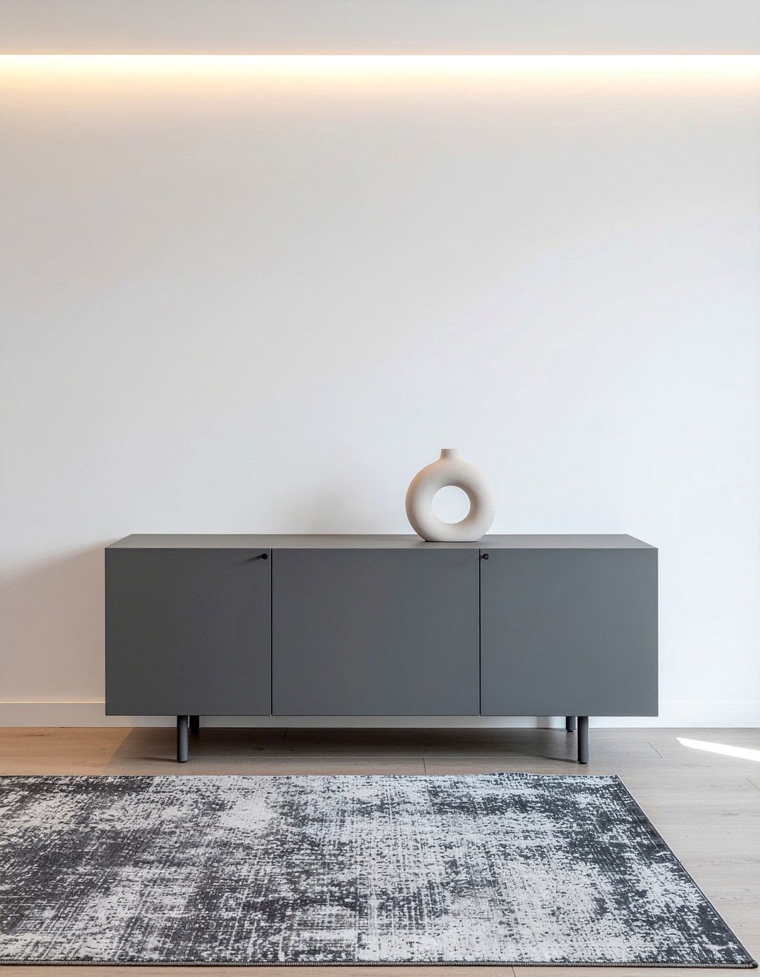 Minimalist Handleless Sideboard - 30 living room sideboard ideas