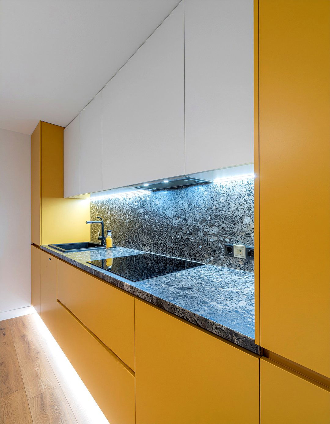 Minimalist Integrated Hood - 30 custom hood kitchen ideas