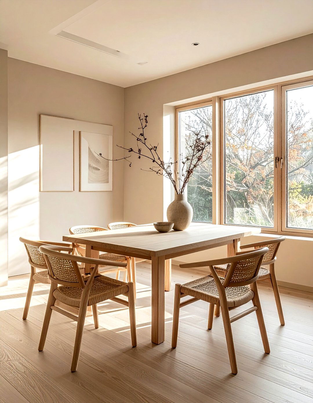 Minimalist Japandi Dining Room - 30 refined dining room ideas