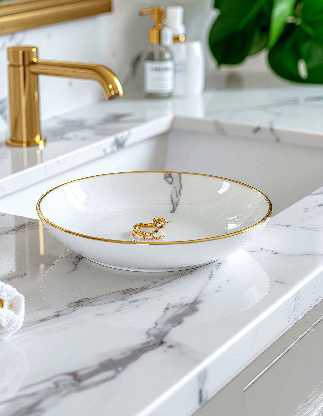 Minimalist Jewelry Dish - 30 bathroom finishing touch ideas