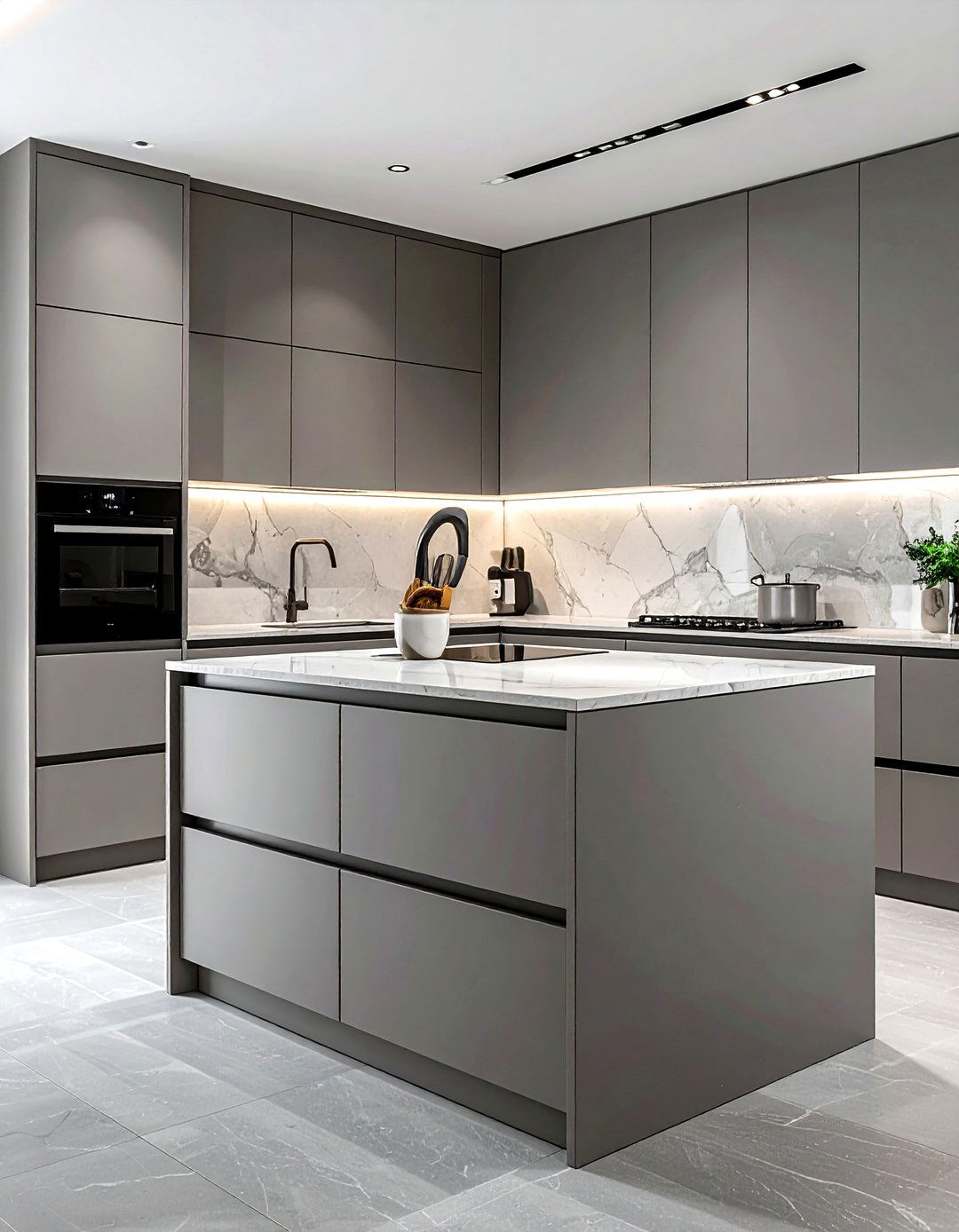 Minimalist Kitchen Cabinet - 30 apartment kitchen ideas