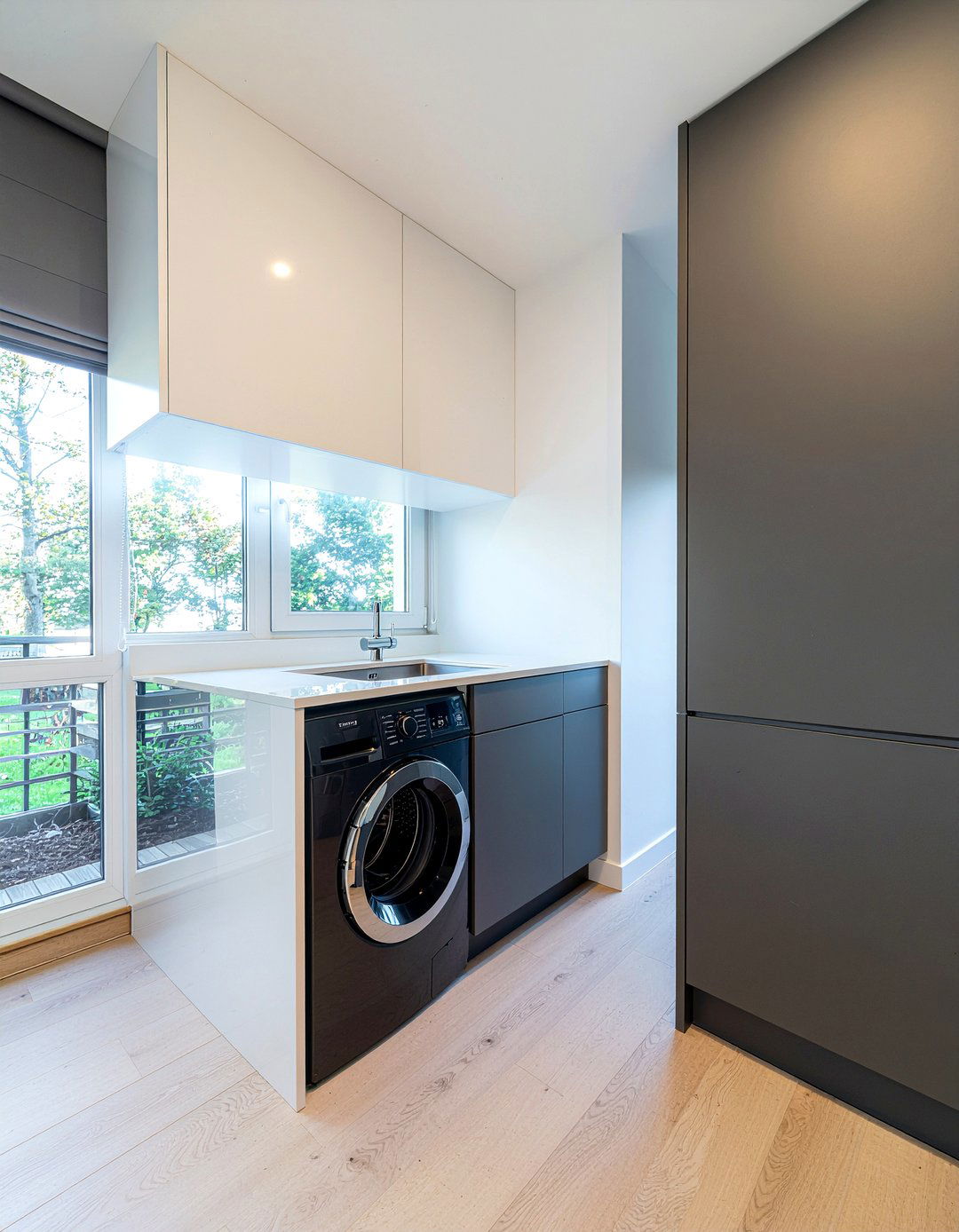 Minimalist Kitchen Laundry Integration - 30 kitchen laundry combo ideas