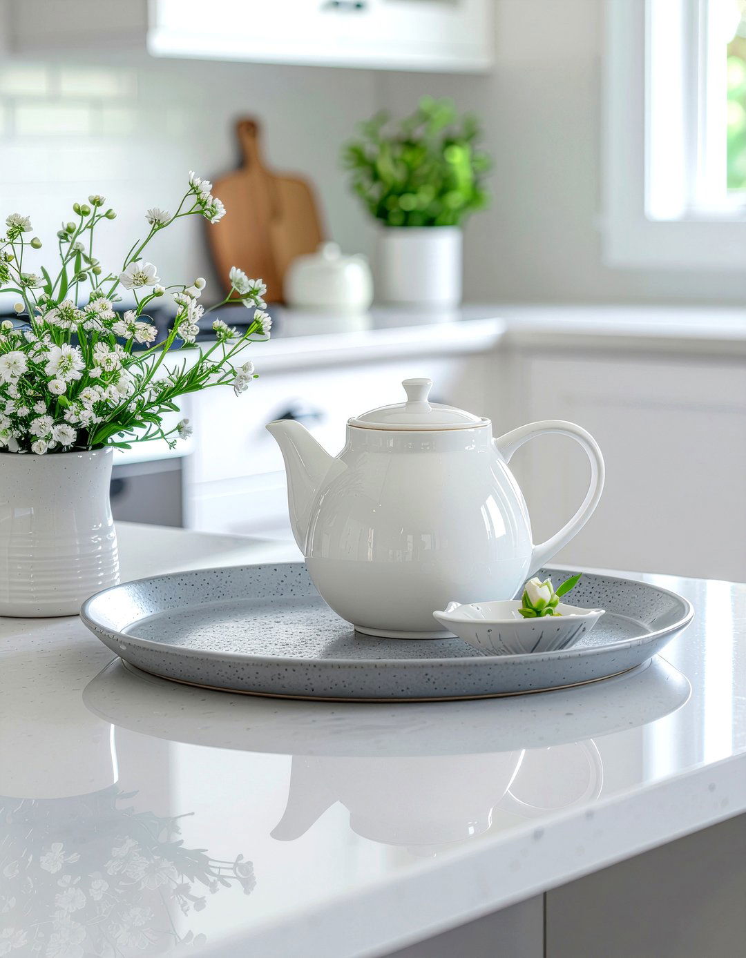 Minimalist Kitchen Tray - 30 kitchen tray styling ideas