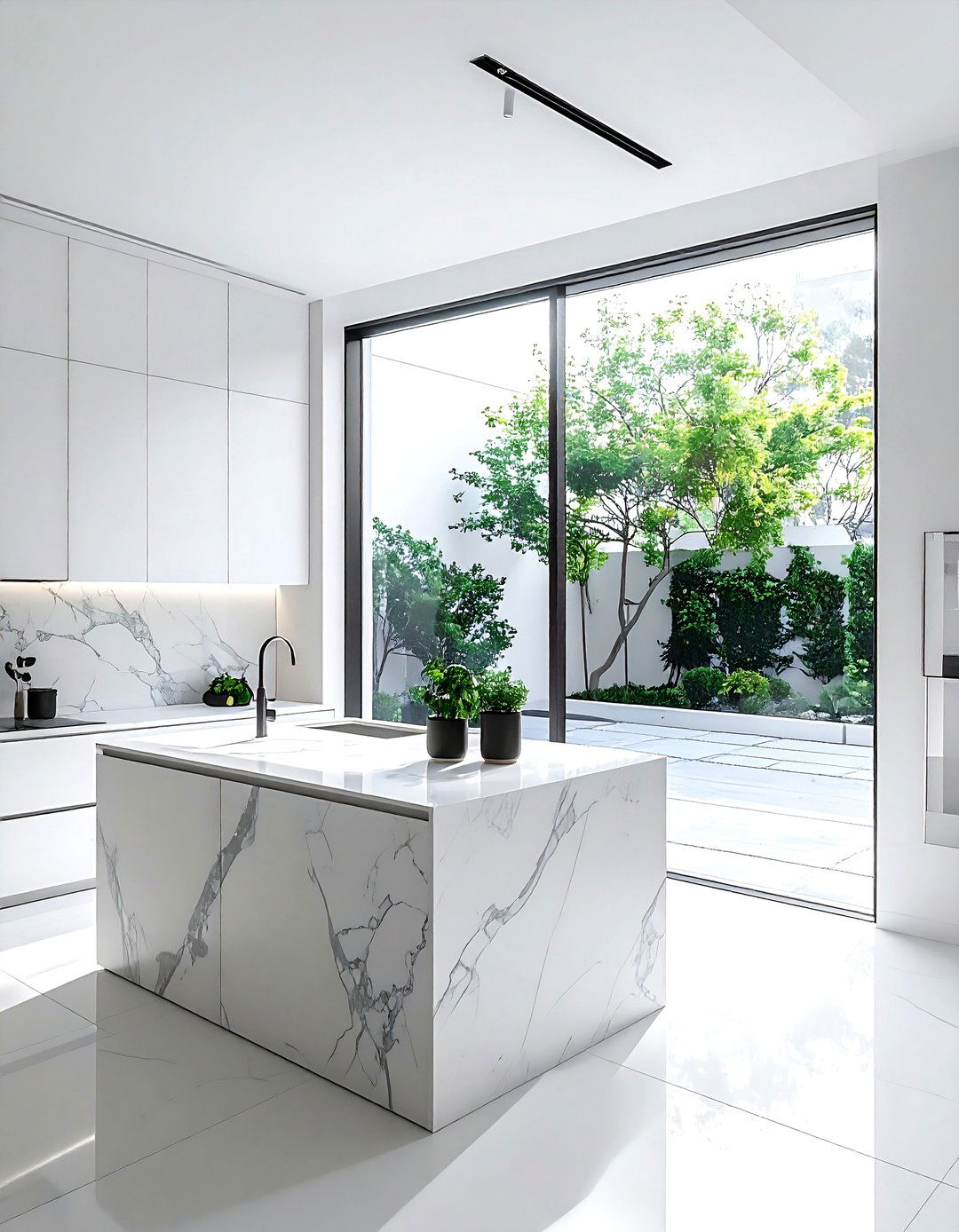 Minimalist Kitchen Window - 30 kitchen window design ideas