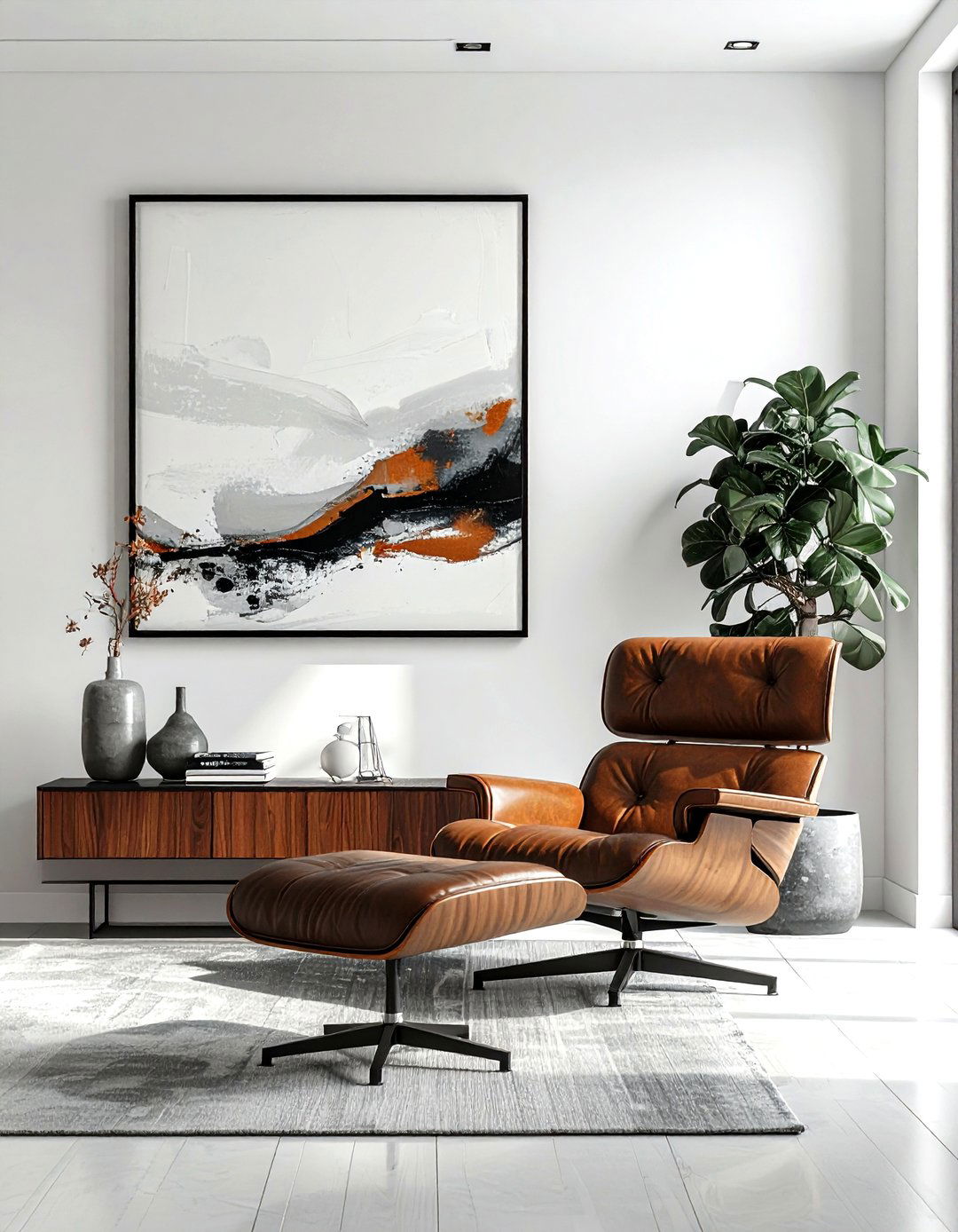 Minimalist Large Scale Frame - 30 frame wall ideas