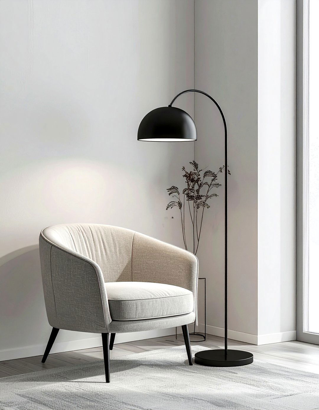 Minimalist Lighting Fixture - 30 minimalist home decor ideas