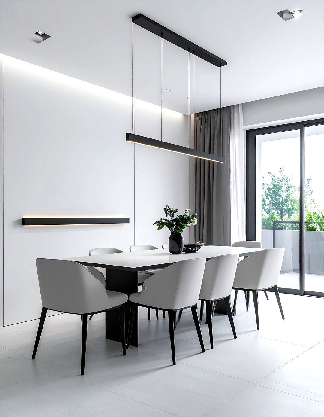 Minimalist Linear Wall Sconce - 30 wall sconce dining room ideas