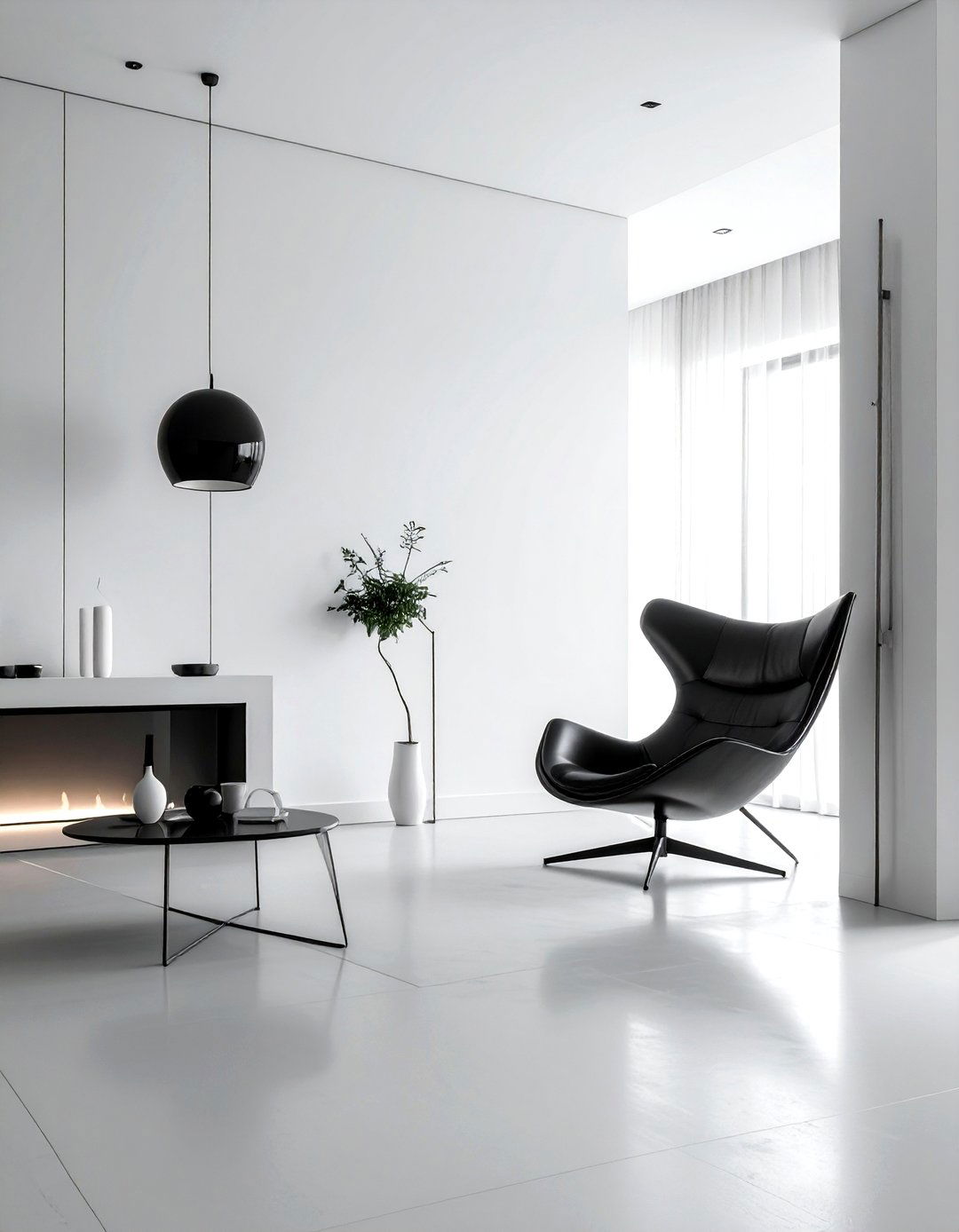 Minimalist Living Room - 30 living room photography ideas