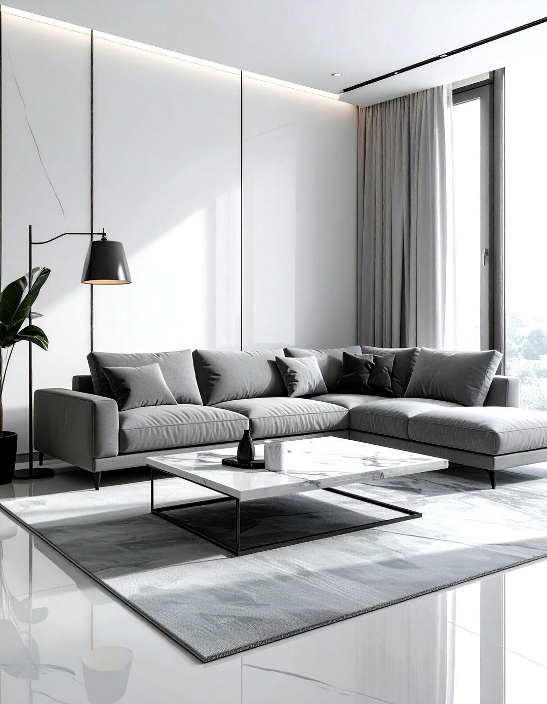 Minimalist Living Room - 30 living room themes