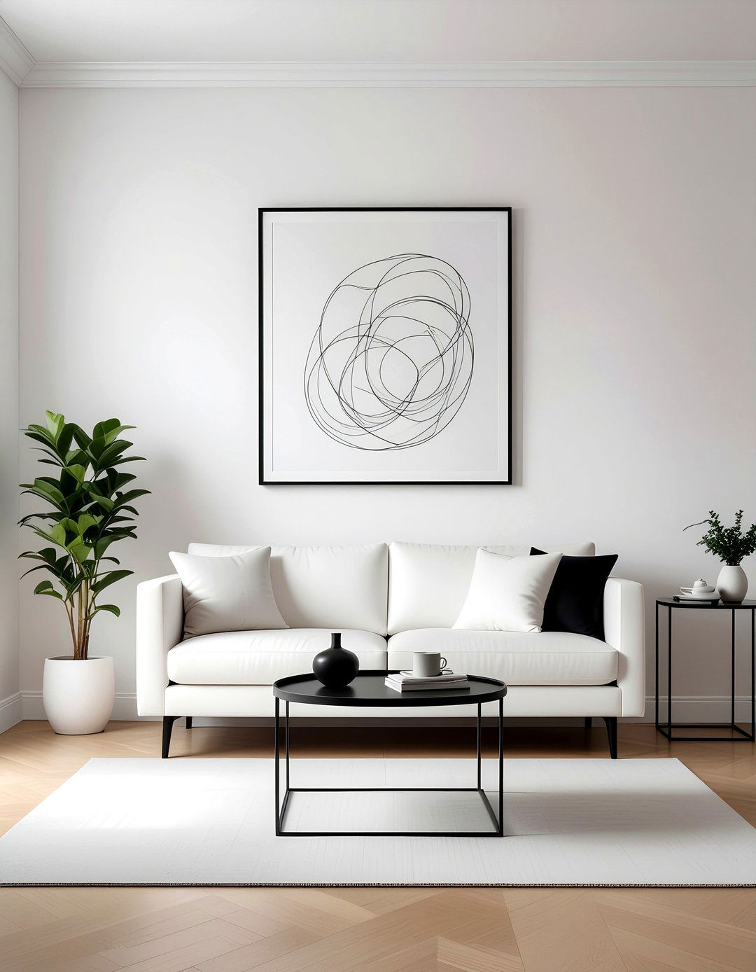 Minimalist Living Room - 30 townhouse living room ideas