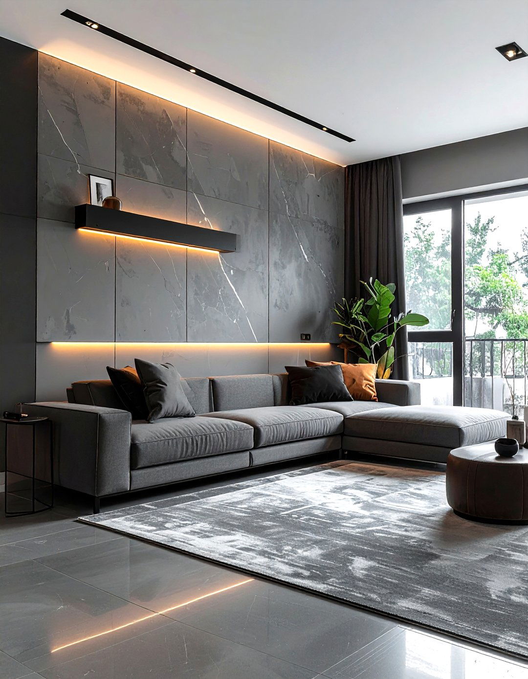 Minimalist Living Room Linear Sconce - 30 living room sconce ideas