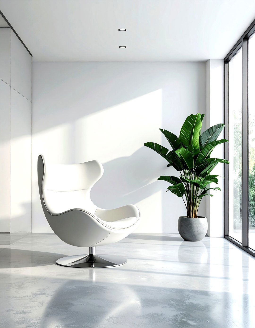 Minimalist Living Room Womb Chair - 30 living room womb chair ideas