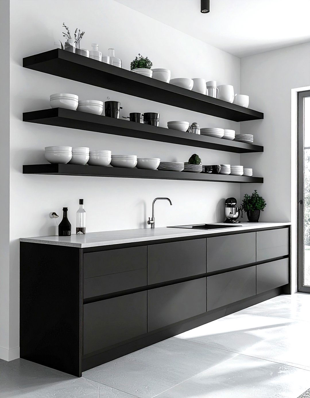 30 Matte Black Kitchen Ideas for a Sleek and Modern Design
