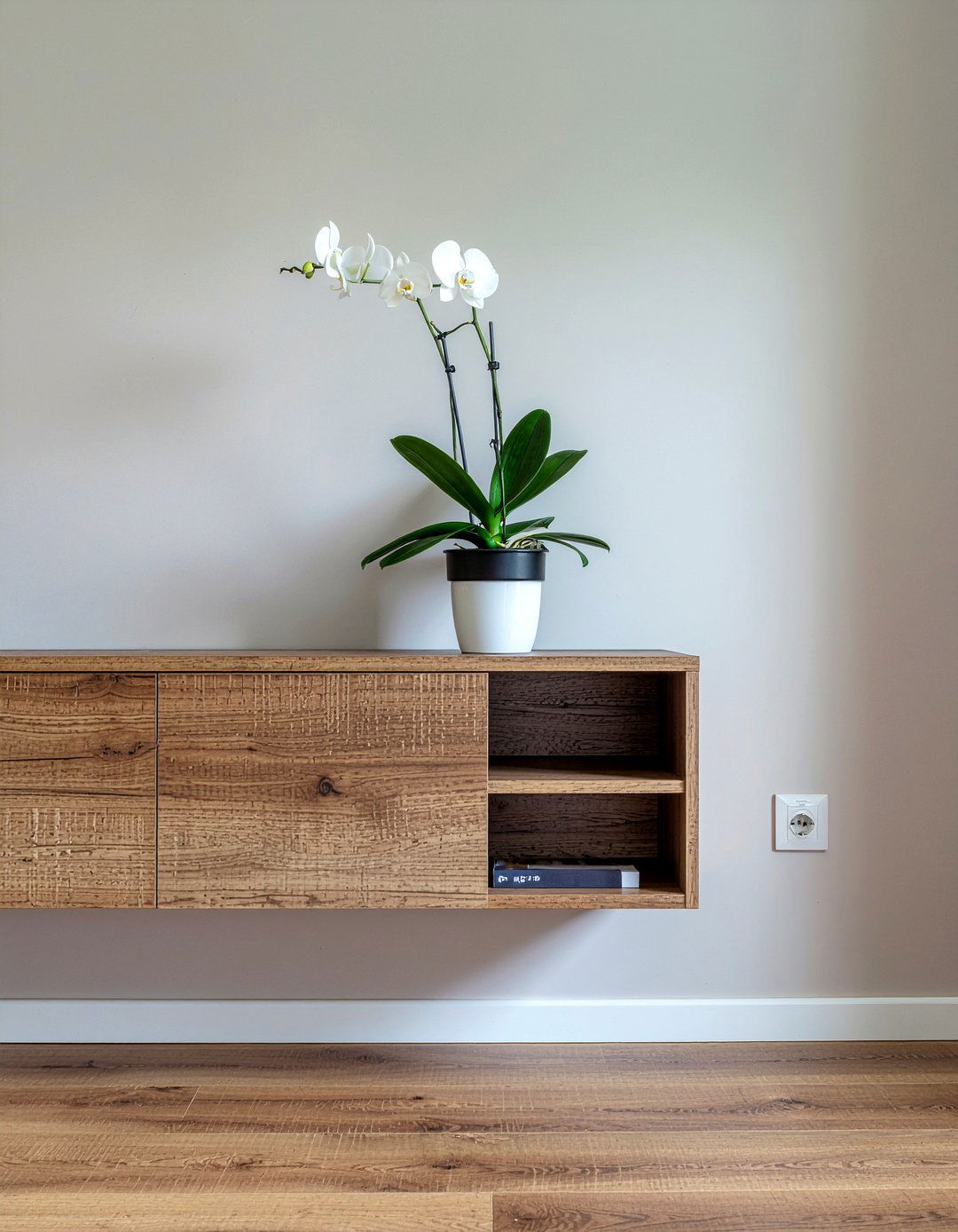 Minimalist Media Console - 30 living room focal point ideas